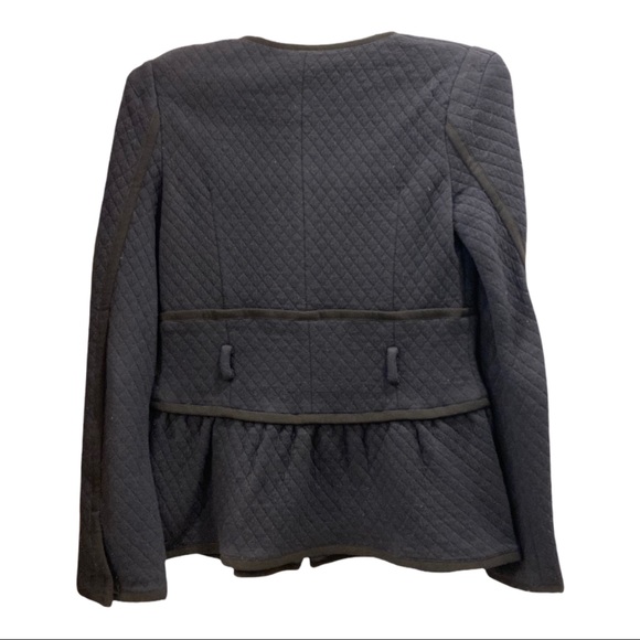 Atos Lombardini Belted Zip Up Blazer Size 42 - Picture 2 of 4